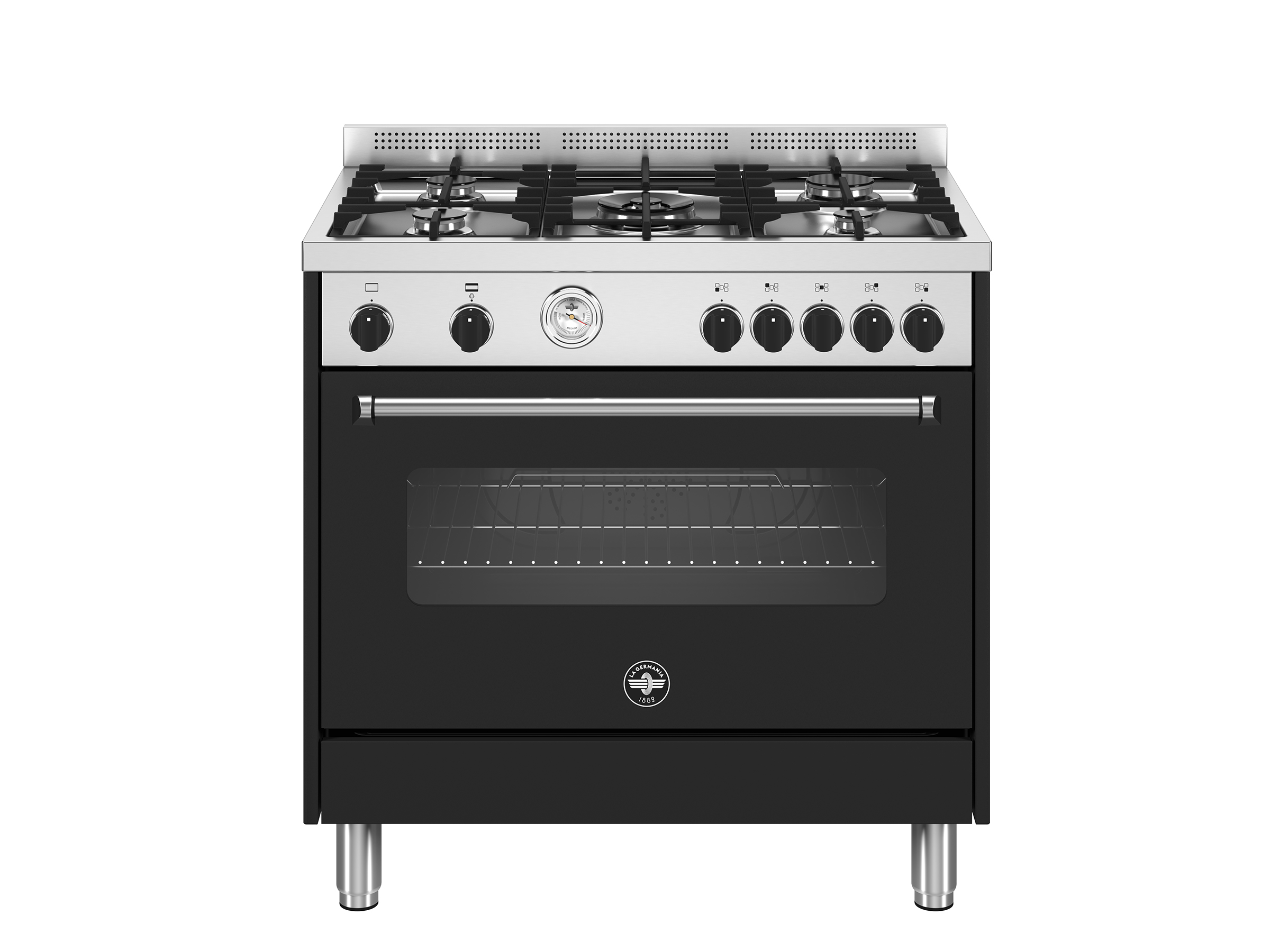 ΚΟΥΖΙΝΑ LA GERMANIA AMN965GNET | ΦΟΥΡΝΟΣ ΑΕΡΙΟΥ ΜΕ ΑΕΡΑ ΚΑΙ ΓΚΡΙΛ ΗΛΕΚΤΡΙΚΟ | ΕΣΤΙΕΣ ΑΕΡΙΟΥ